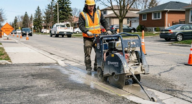 Concrete Curb Sawing in Corpus Christi, TX